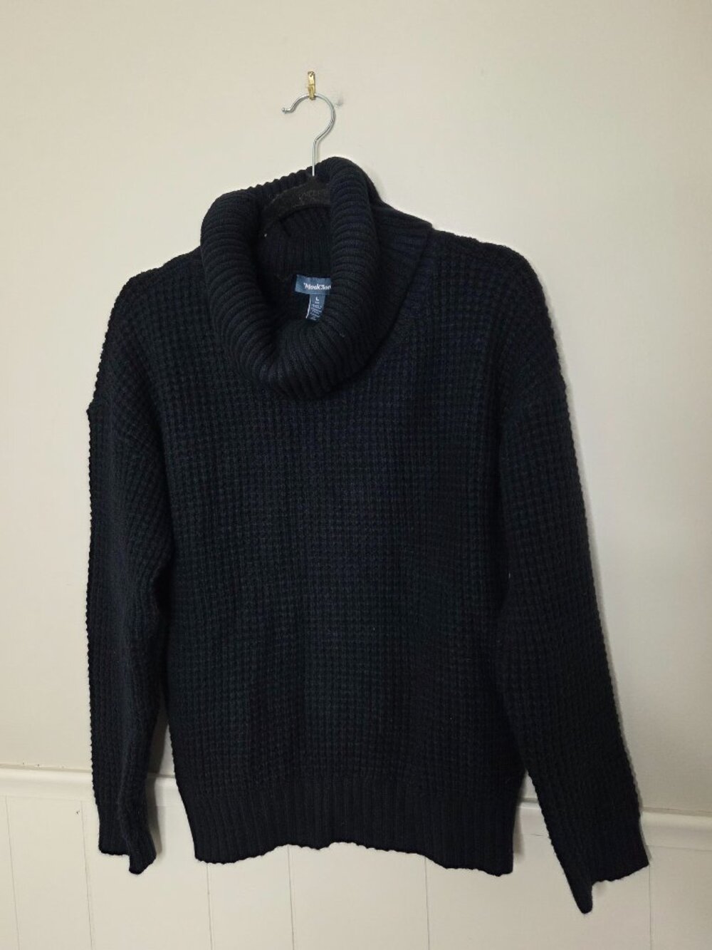 MODCLOTH Black Knit Turtleneck Sweater NWT